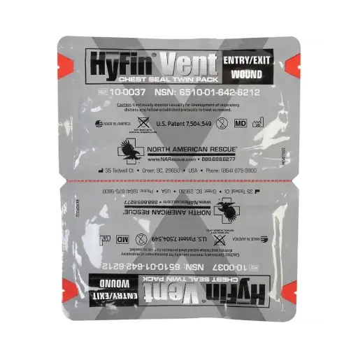 [NAR-10-0037] HyFin Vent Chest Seal - Twin Pack