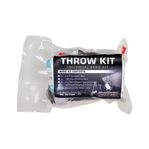 [NAR-80-1104] Basic Individual Throw Kit w/ Wound Packing Gauze