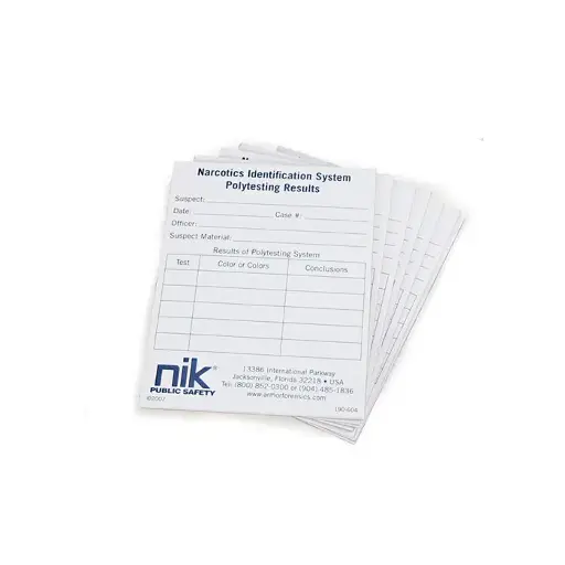 [NIK-190-604] P-10 Polytesting Report Pads 