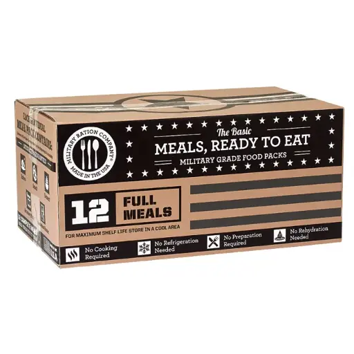 [MJS-09-9177000012] MRE BASIC - CASE OF 12 MEALS